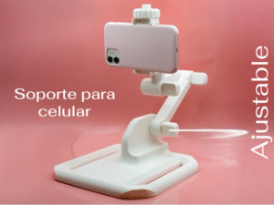 Soporte Porta Celular Ajustable 360° para Escritorio
