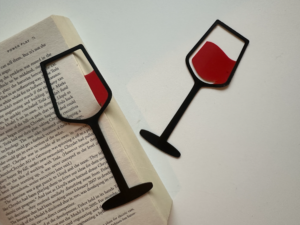 Marca paginas Copa de Vino x4